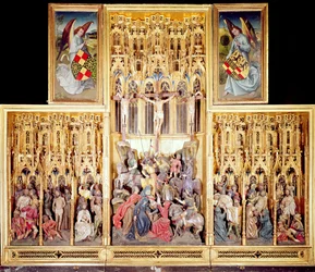 Zentraler Abschnitt des Ambierle-Altarbildes, 1460-66
